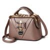 DOUBLE ZIPPER DETAILED HANDBAG