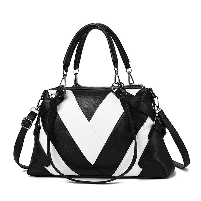 B&W LARGE CAPACITY HANDBAG