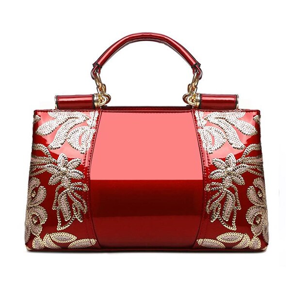 LUXURY FLORAL DETAILED HANDBAG