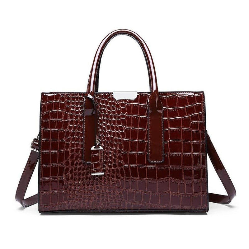 BURGUNY LUXURY CASUAL HANDBAG