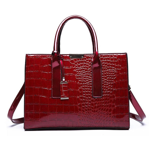 BURGUNY LUXURY CASUAL HANDBAG