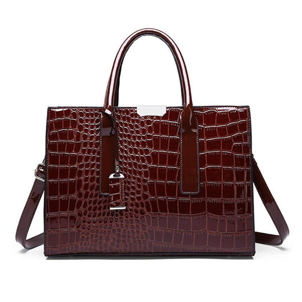 BURGUNY LUXURY CASUAL HANDBAG