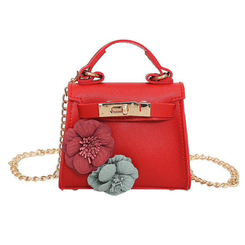 ELEGAND FLOWER DETAILED MINI SHOULDER BAG