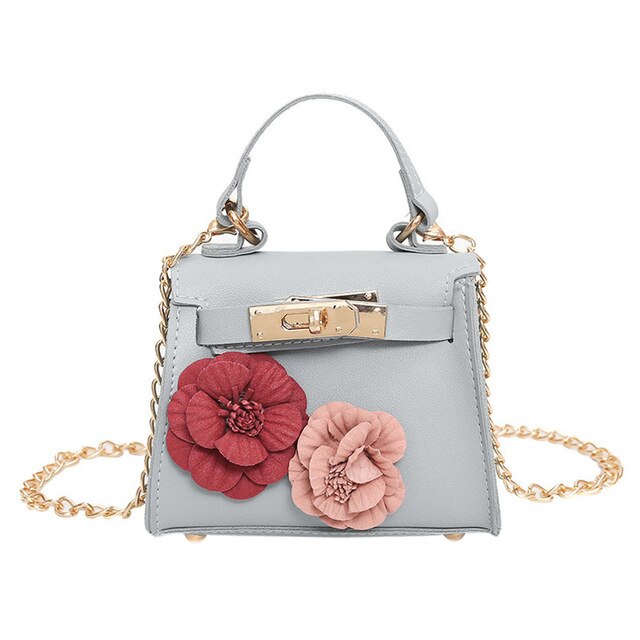 ELEGAND FLOWER DETAILED MINI SHOULDER BAG