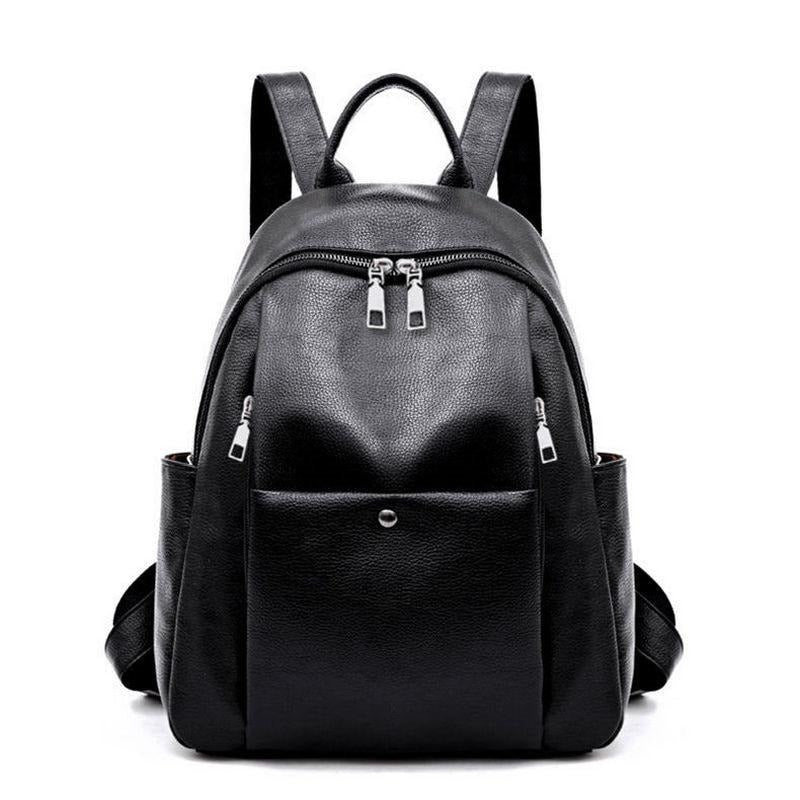 MULTIFUNCTIONAL BLACK BACKPACK