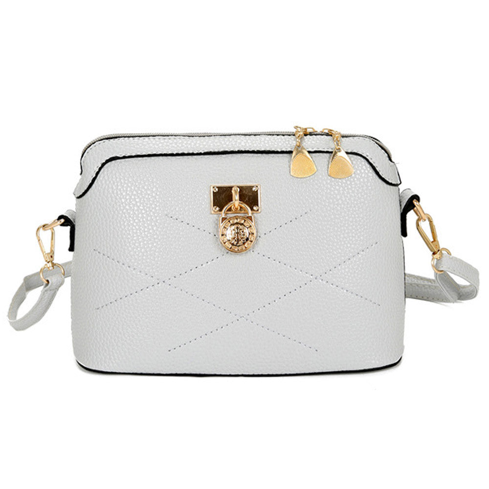 SOFT LEATHER WHITE SHOULDER BAG