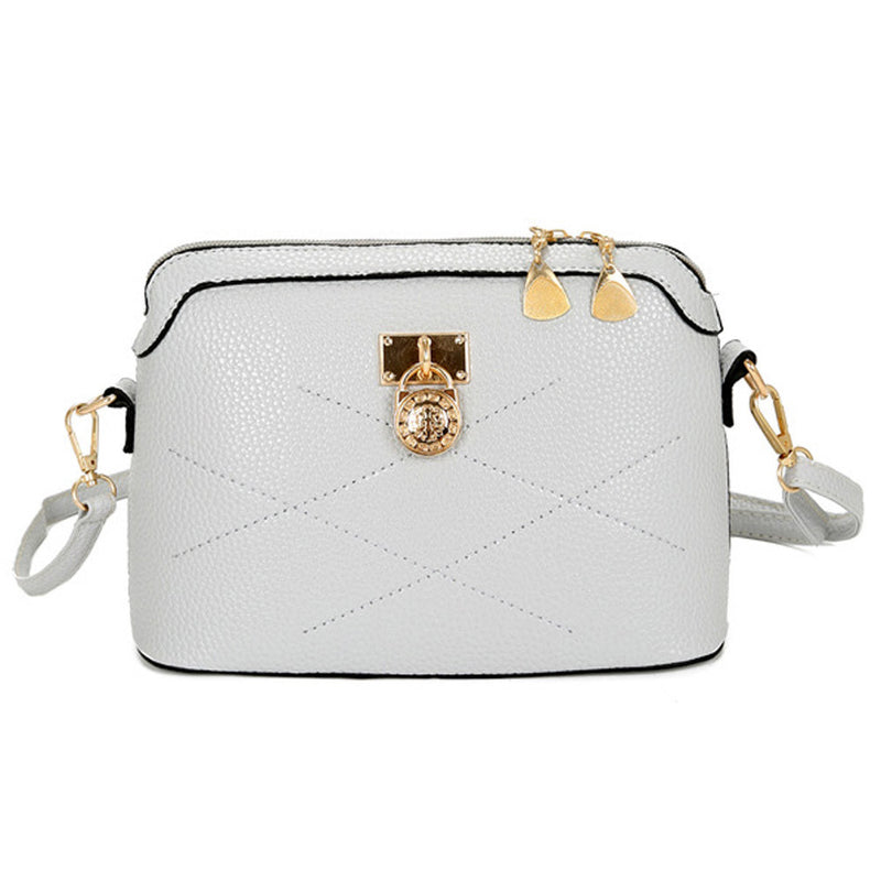 SOFT LEATHER WHITE SHOULDER BAG