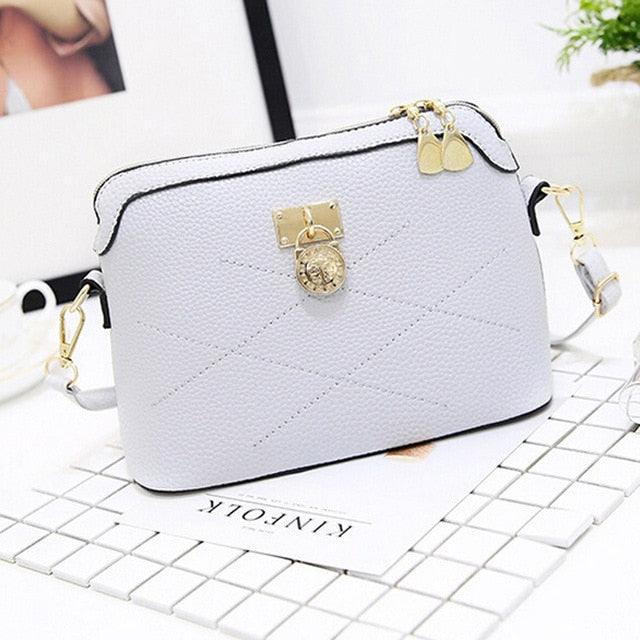 SOFT LEATHER WHITE SHOULDER BAG