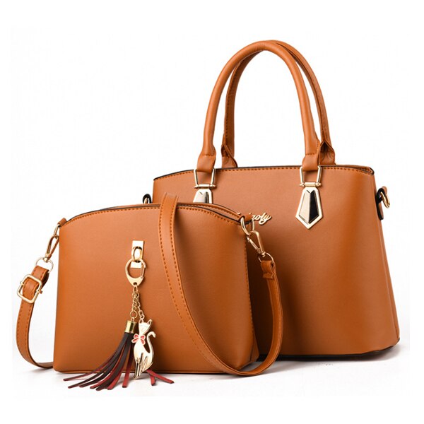 2PCS BROWN BAG SET