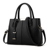 BASIC PU LEATHER BLACK OFFICE STYLE BAG