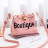 TRANSPARENT HIGH QUALITY SHOULDER BAG