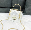 GOLD LOVE ANGEL EMBOSSED HANDBAG