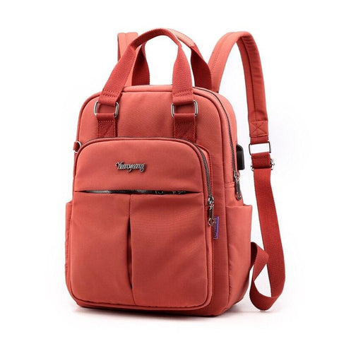 MULTICOLOR OXFORD LEATHER BACKPACK