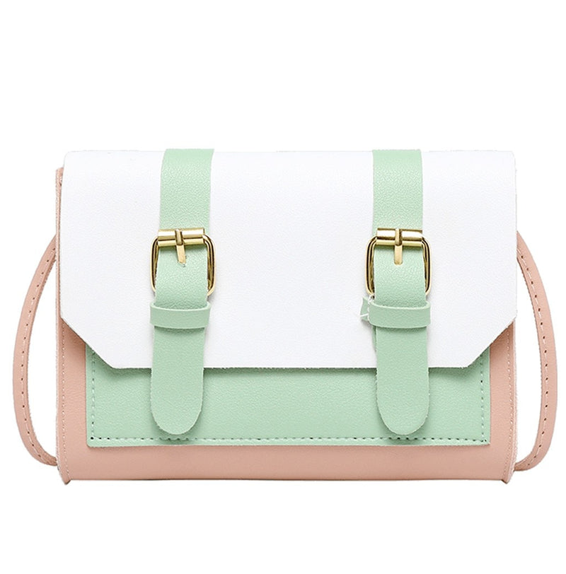 SOLID COLOR CROSSBODY BAG