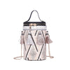 CYLINDER TASSEL DETAILED CROSSBODY BAG