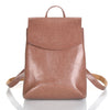 BASIC SOLID PU LEATHER BACKPACK