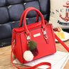 FLUFFY TASSEL DETAILED HIGH CAPACITY HANDBAG