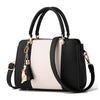 CUTE CAT TASSED DETAILED B&W HANDBAG