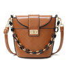 FRONT CHAIN DETAILED SHOULDER BAG