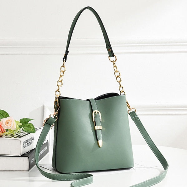 GREEN CASUAL SHOULDER BAG