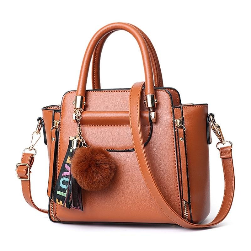 SOFT PU LEATHER ALL-MATCH HANDBAG