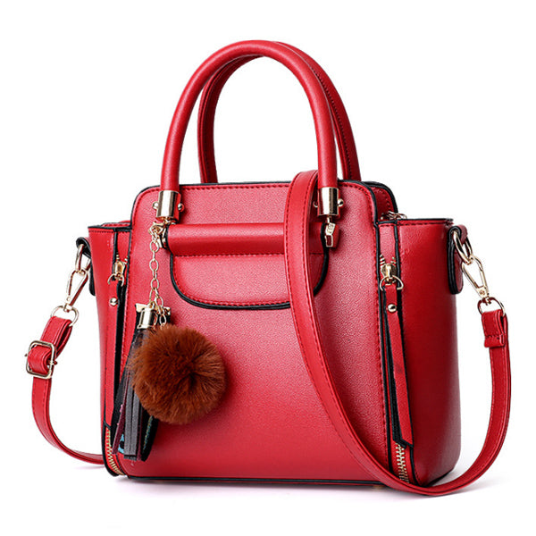 SOFT PU LEATHER ALL-MATCH HANDBAG