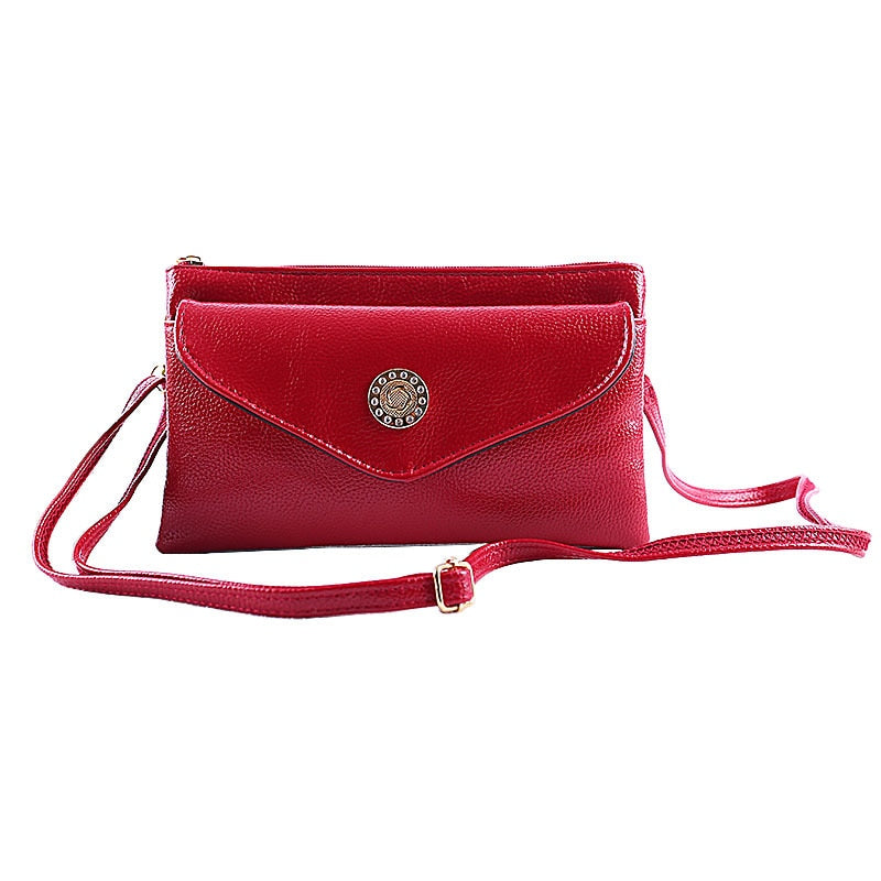 LUXURY DESIGNER RED SHOULDER BAG