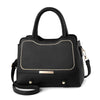 BLACK SILVER DETAILED HANDBAG