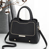 BLACK SILVER DETAILED HANDBAG