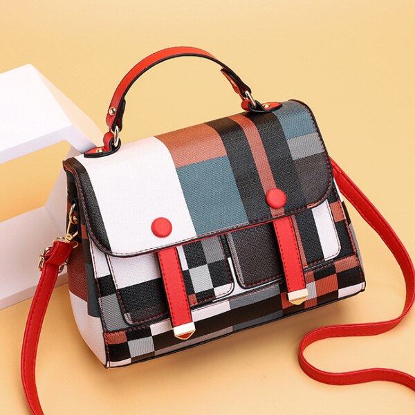 COLORFUL SMALL FLAP DETAILED SHOULDER BAG