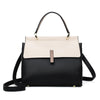 CONTRASTING COLOR DETAILED BASIC HANDBAG