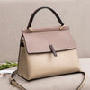 CONTRASTING COLOR DETAILED BASIC HANDBAG