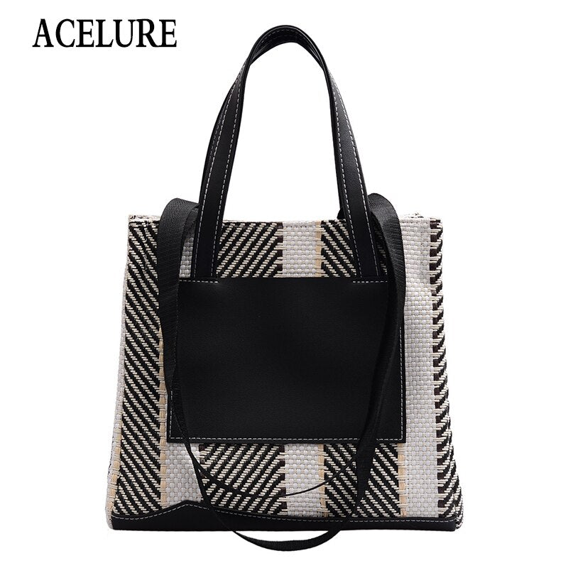 B&W CANVAS BAG