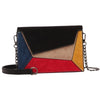 COLORFUL MATTE VELVET SHOULDER BAG