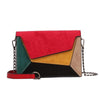 COLORFUL MATTE VELVET SHOULDER BAG