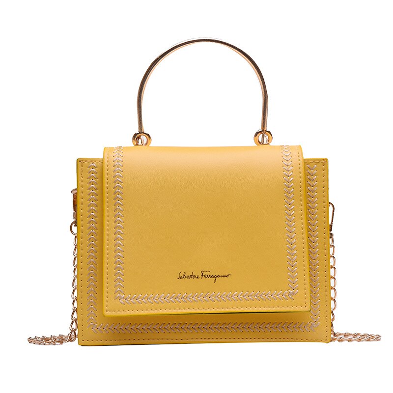 YELLOW STYLIDH HANDBAG