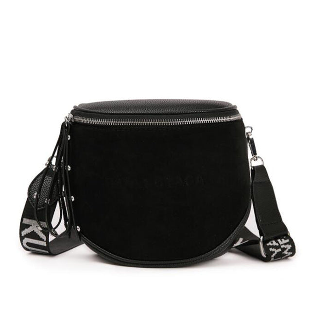 VELVET DETAILED SHOULDER BAG