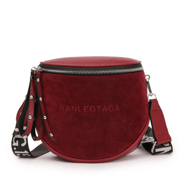 VELVET DETAILED SHOULDER BAG