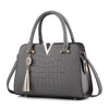 NEW CORCODILE PATTERNED HANDBAG