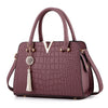 NEW CORCODILE PATTERNED HANDBAG