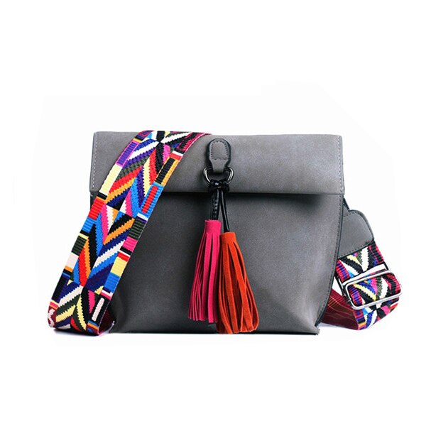 COLOTFUL HANGER DEYAILED SHOULDER BAG