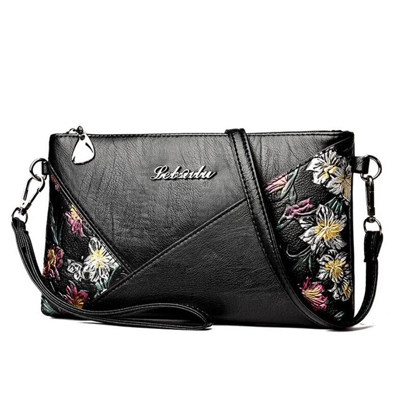 FLOWER PRINTED SHOULDER BAG