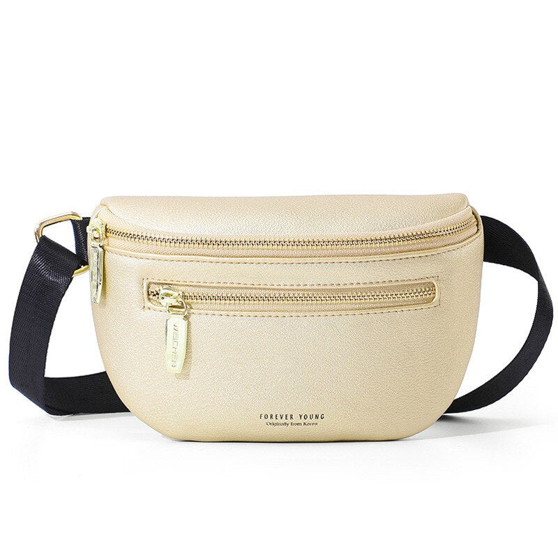 WHITE HIGH QUALITY WAIST BAG