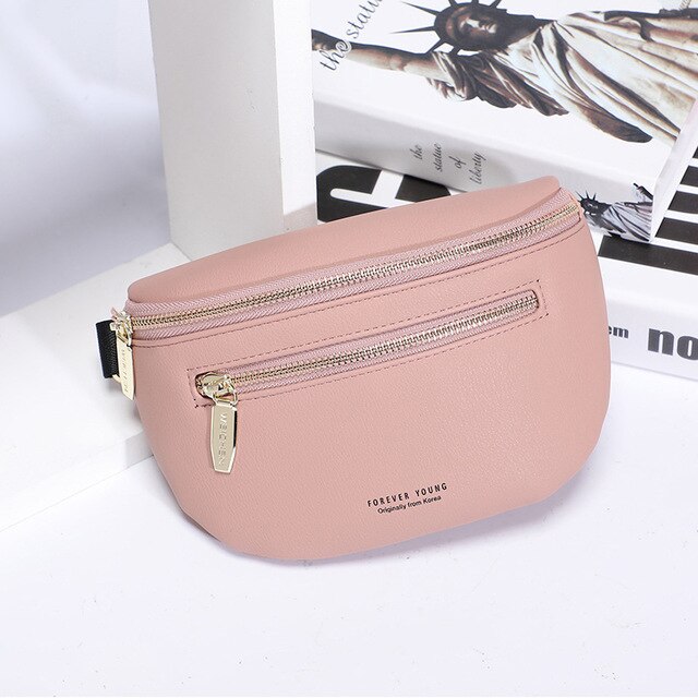 WHITE HIGH QUALITY WAIST BAG