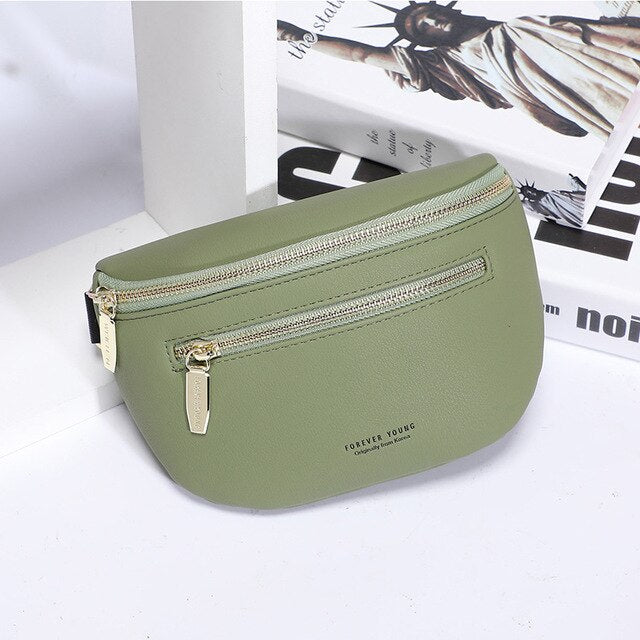 WHITE HIGH QUALITY WAIST BAG