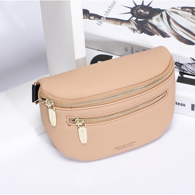 WHITE HIGH QUALITY WAIST BAG