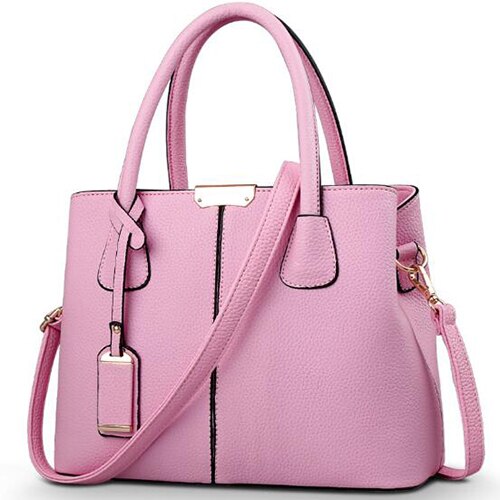 SOLID WHITE COLOR HANDBAG