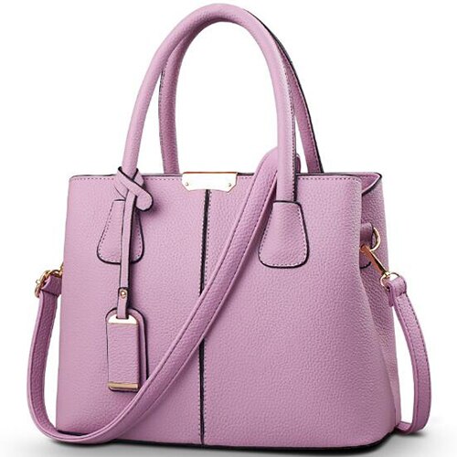 SOLID WHITE COLOR HANDBAG