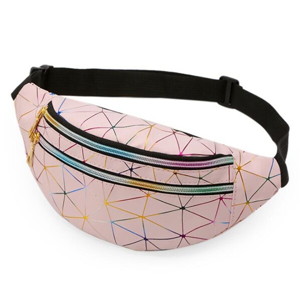 GEOMETRIC PATTERNED WAIST BAG