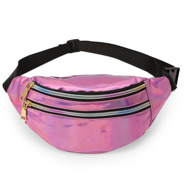 GEOMETRIC PATTERNED WAIST BAG